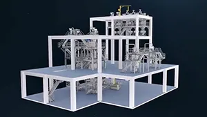 Integrated Powder Mixing, Dosing and Packaging System