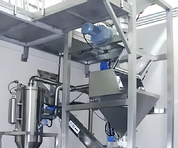 Integrated FIBC & Small Bag Discharging System